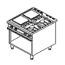 ŠPE-809 - Kombinirani štednjak